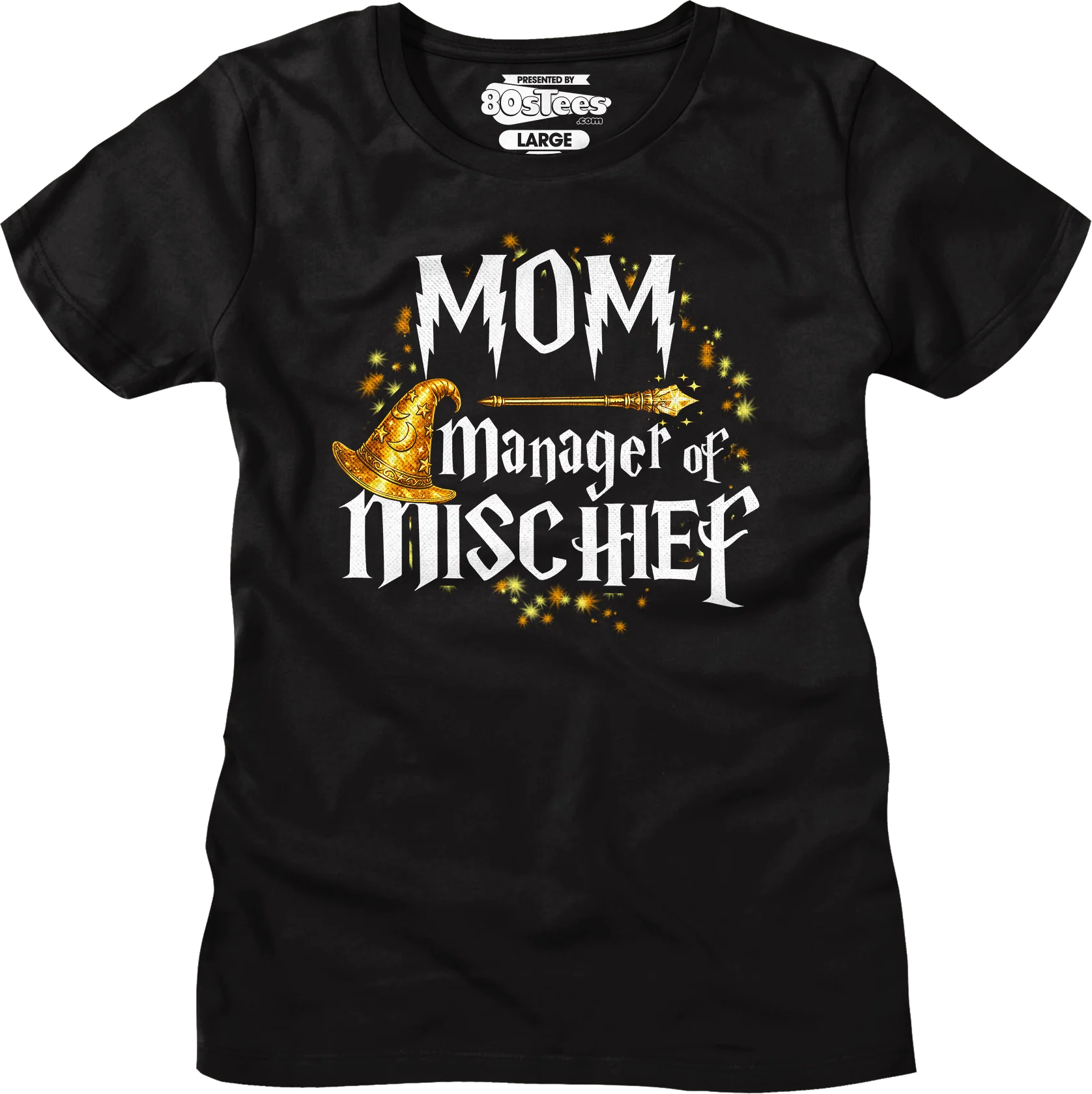 Womens Mom Manager of Mischief Shirt - Image 4