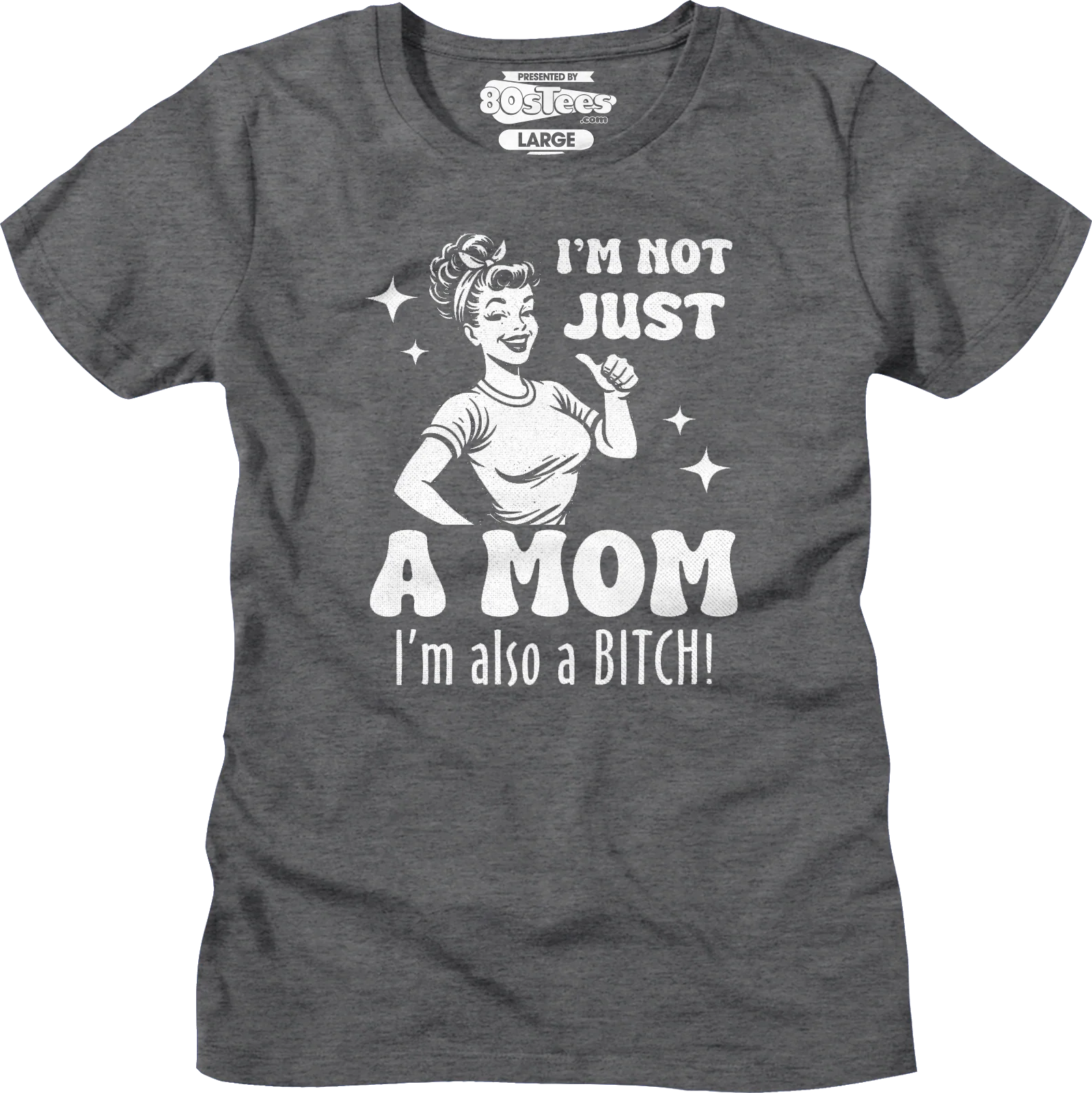 Womens Not Just A Mom Shirt - Image 5
