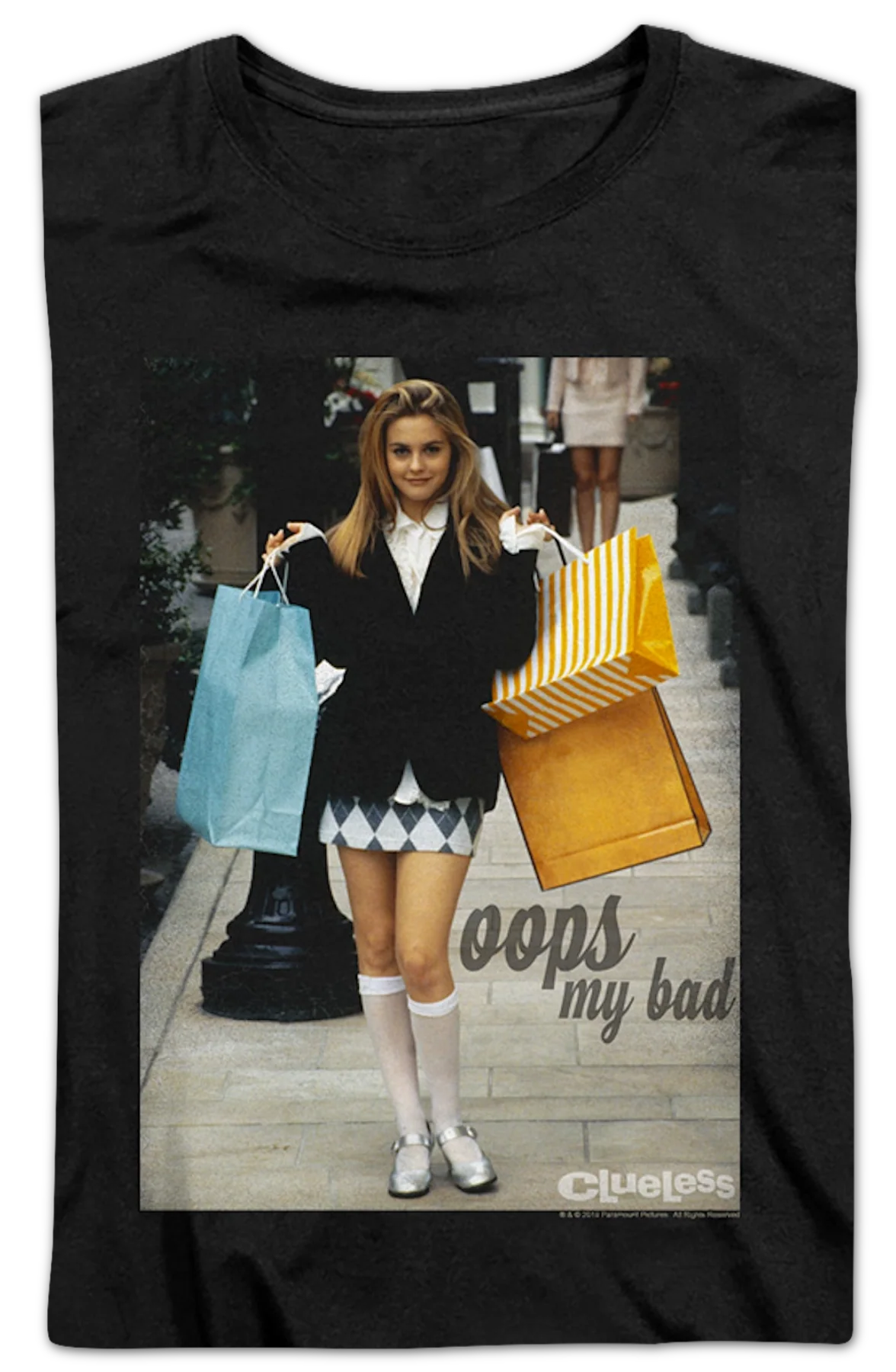 Womens Oops My Bad Clueless Shirt - Image 2