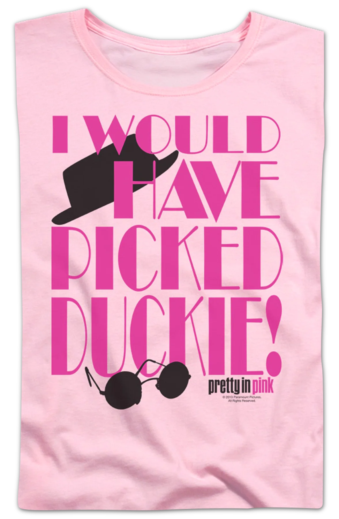 Womens Picked Duckie Pretty In Pink Shirt - Image 2