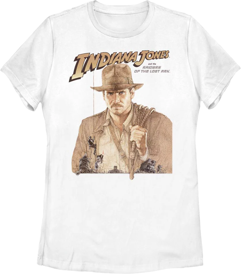 Womens Raiders of the Lost Ark Indiana Jones Shirt