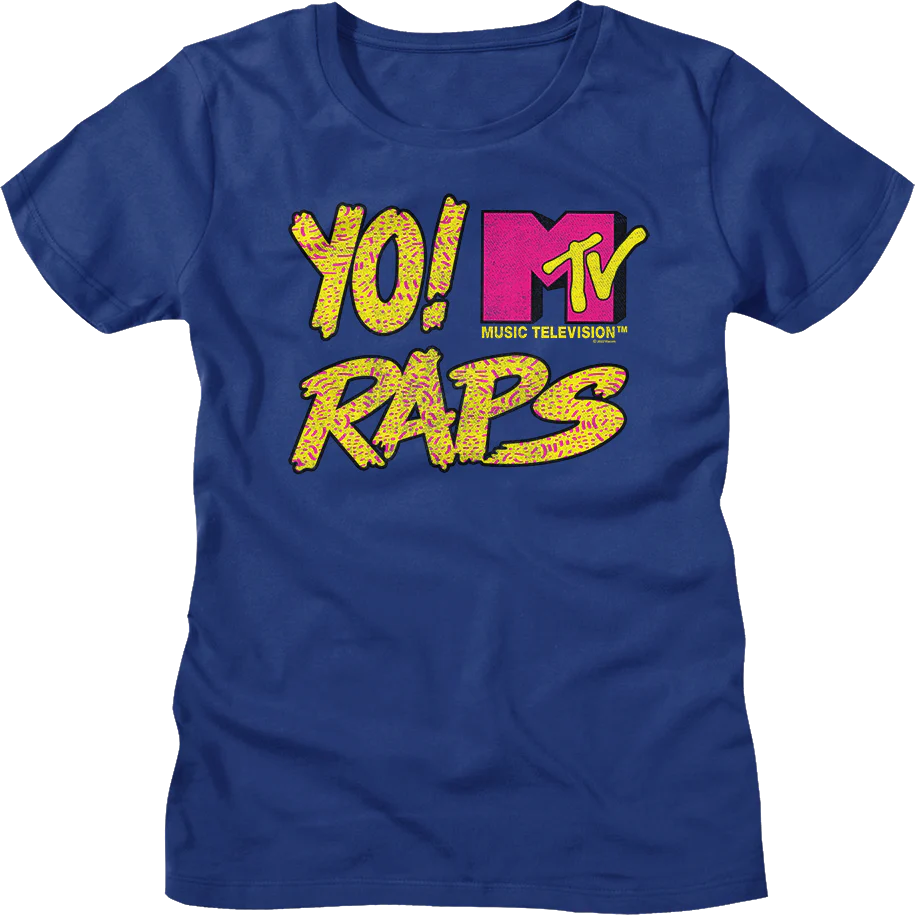 Womens Retro Logo Yo! MTV Raps Shirt