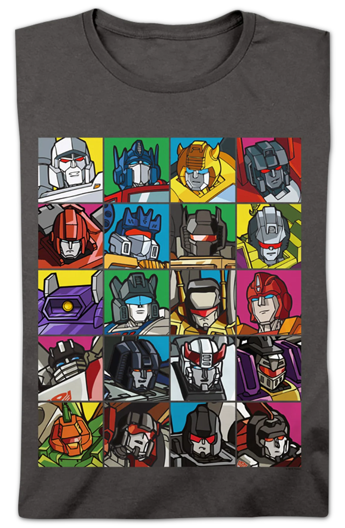 Womens Robot Collage Transformers Shirt - Image 2