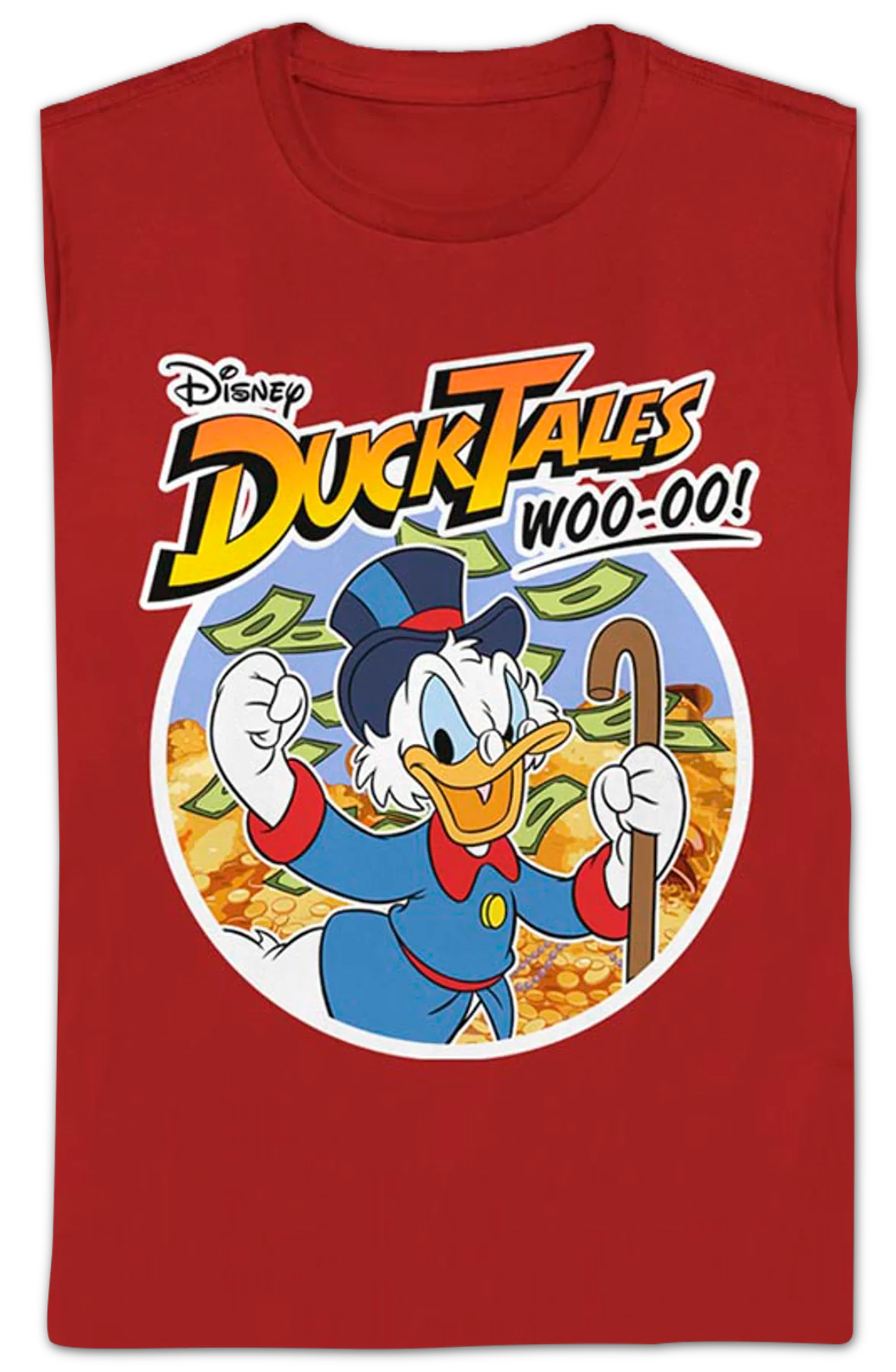 Womens Scrooge McDuck Money Vault DuckTales Shirt - Image 2