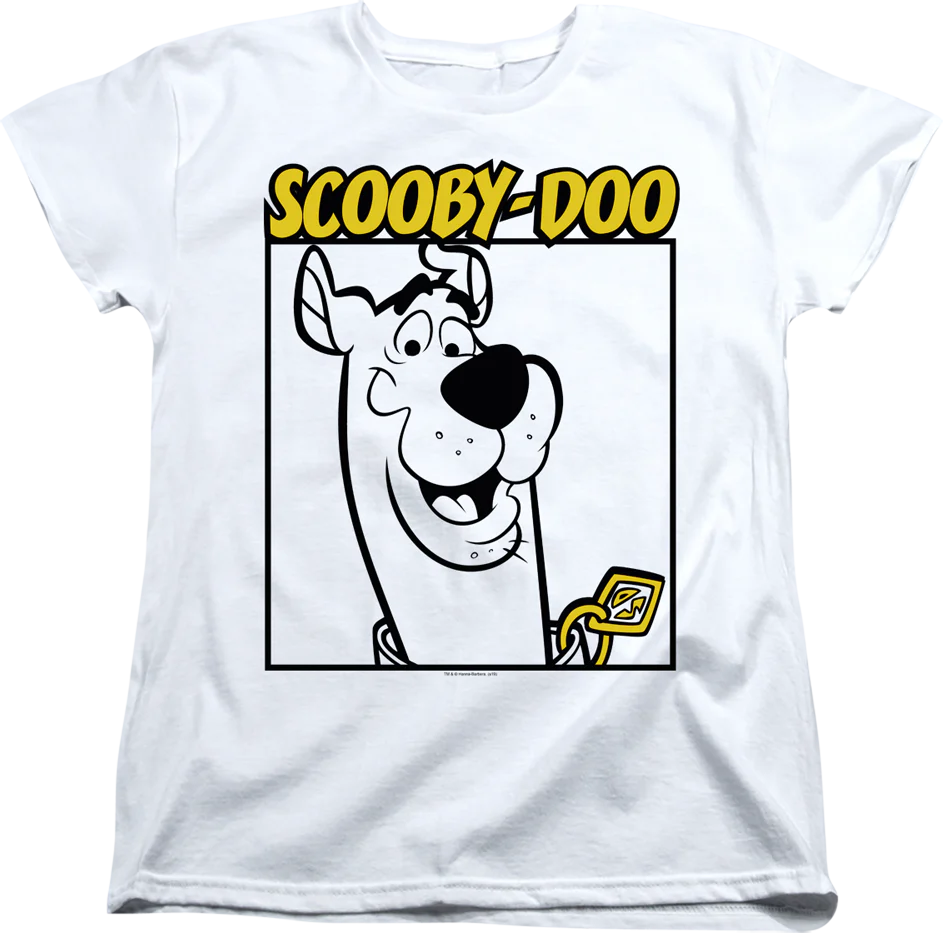 Womens Sketch Scooby-Doo Shirt