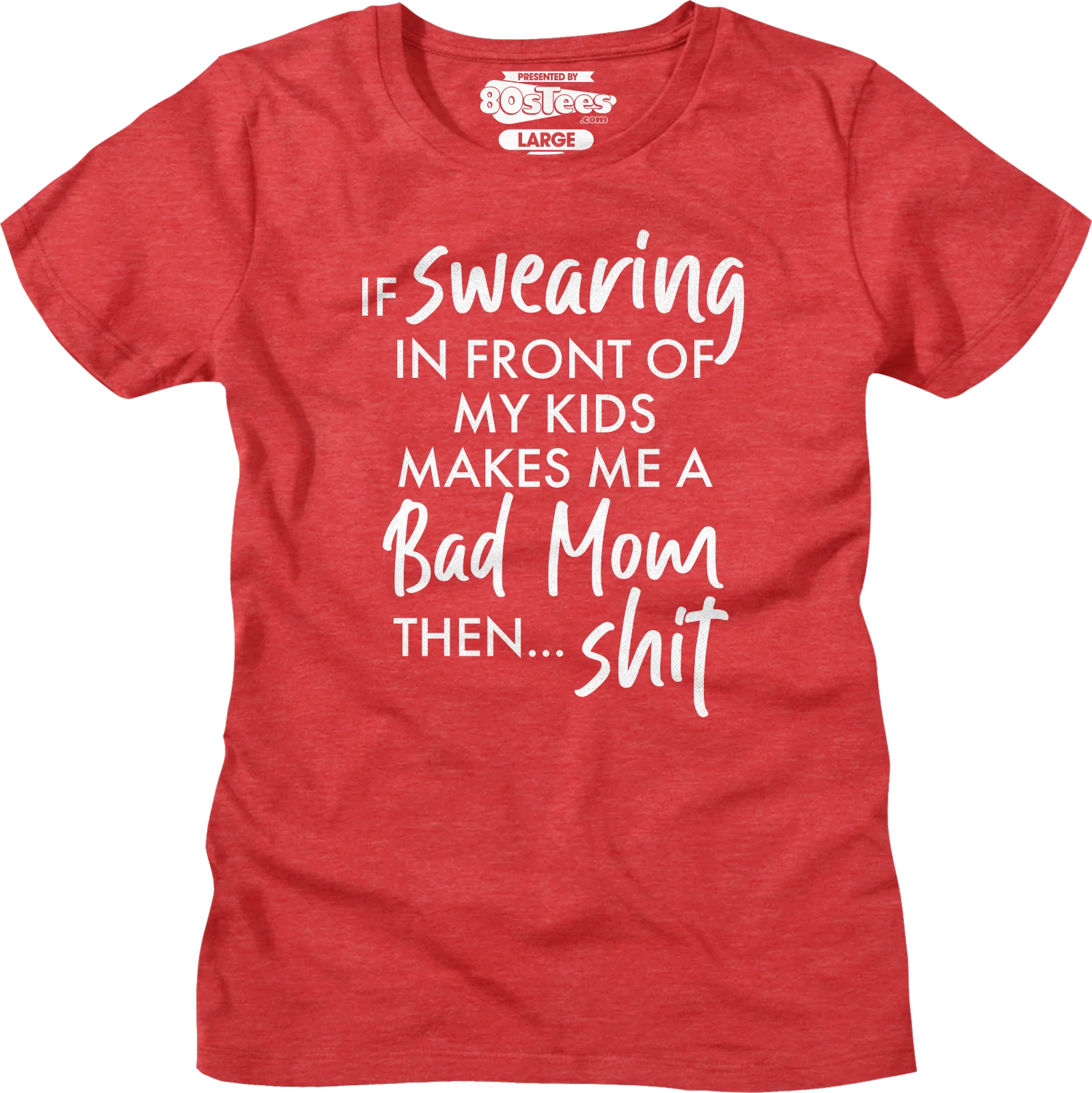 Womens Swearing In Front Of My Kids Shirt - Image 3