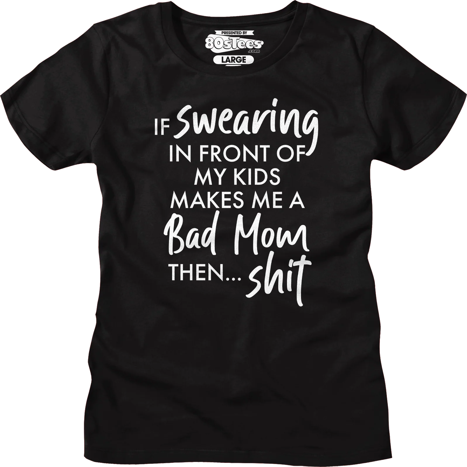 Womens Swearing In Front Of My Kids Shirt - Image 4