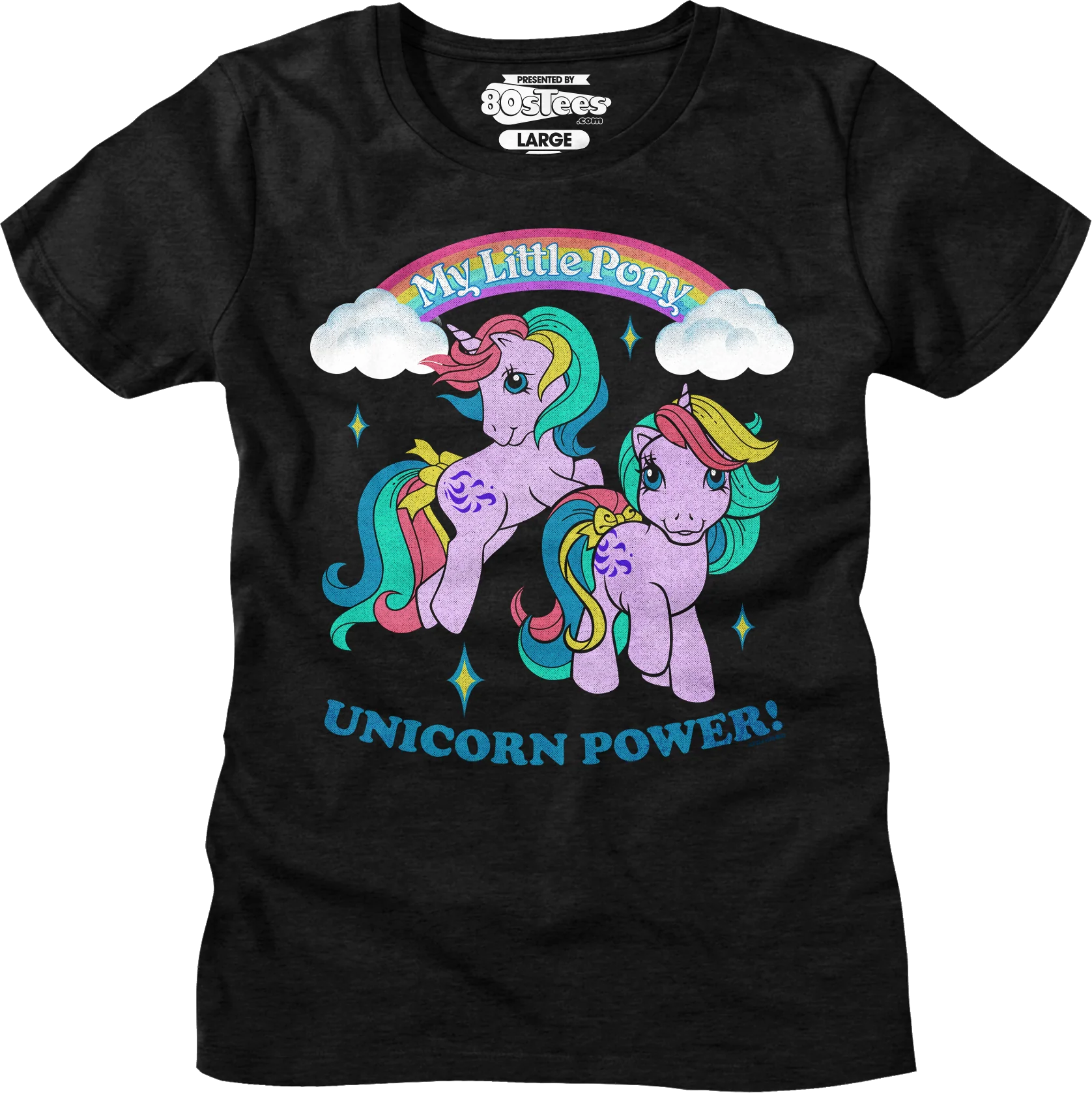 Womens Unicorn Power My Little Pony Shirt - Image 3