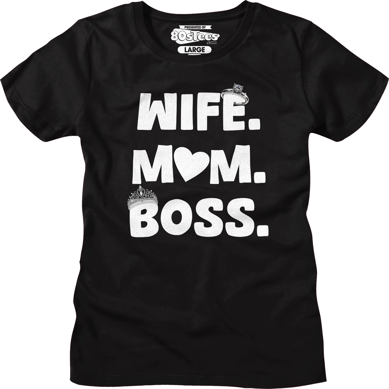 Womens Wife Mom Boss Shirt - Image 4