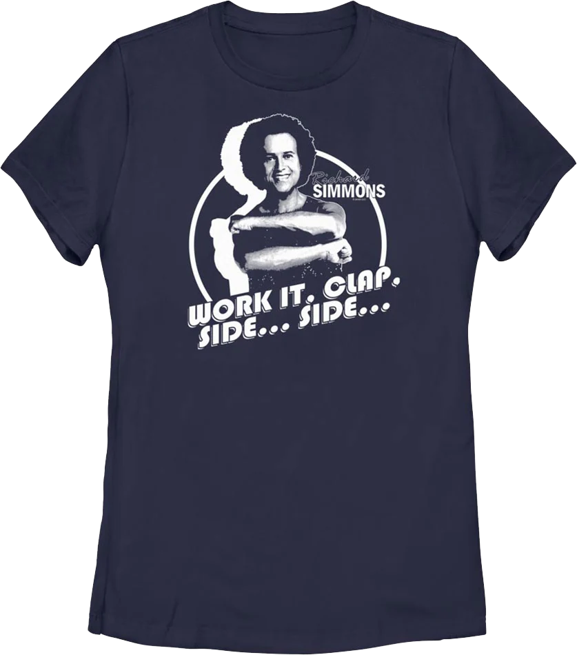 Womens Work It Richard Simmons Shirt