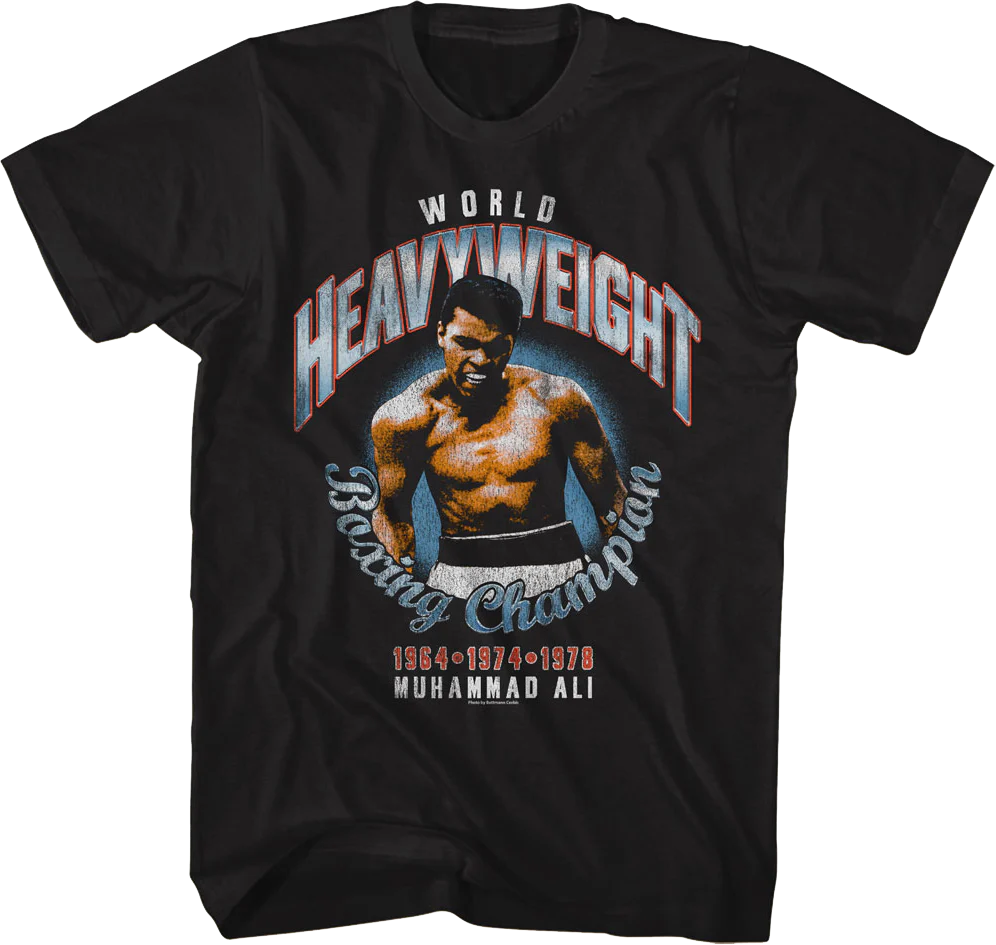 World Heavyweight Boxing Champion Muhammad Ali T-Shirt