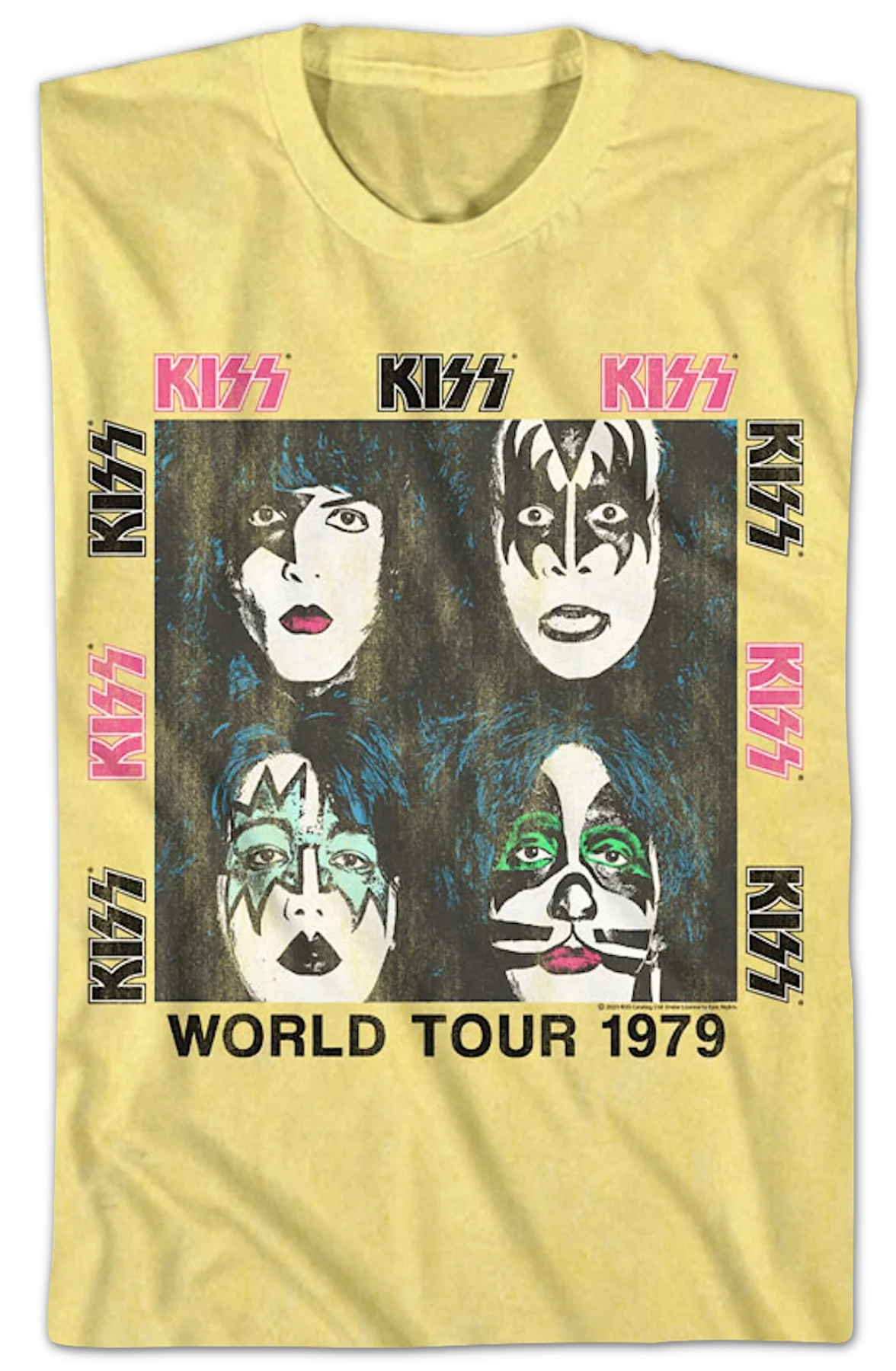 World Tour 1979 KISS T-Shirt - Image 2