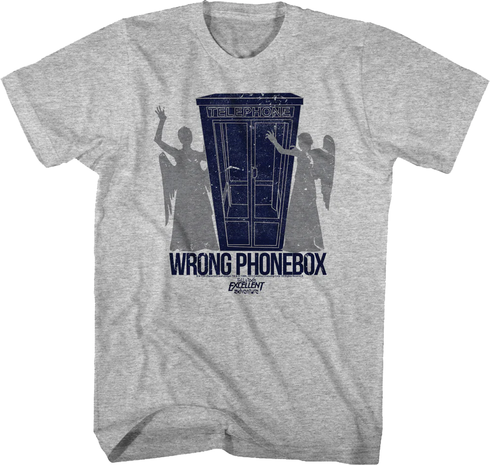 Wrong Phonebox Bill & Ted's Excellent Adventure T-Shirt