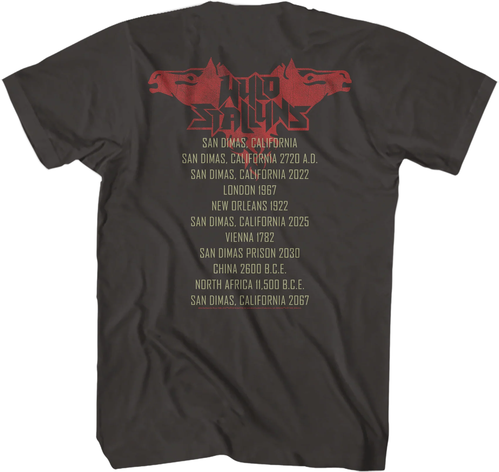 Wyld Stallyns World Tour Bill and Ted T-Shirt - Image 3
