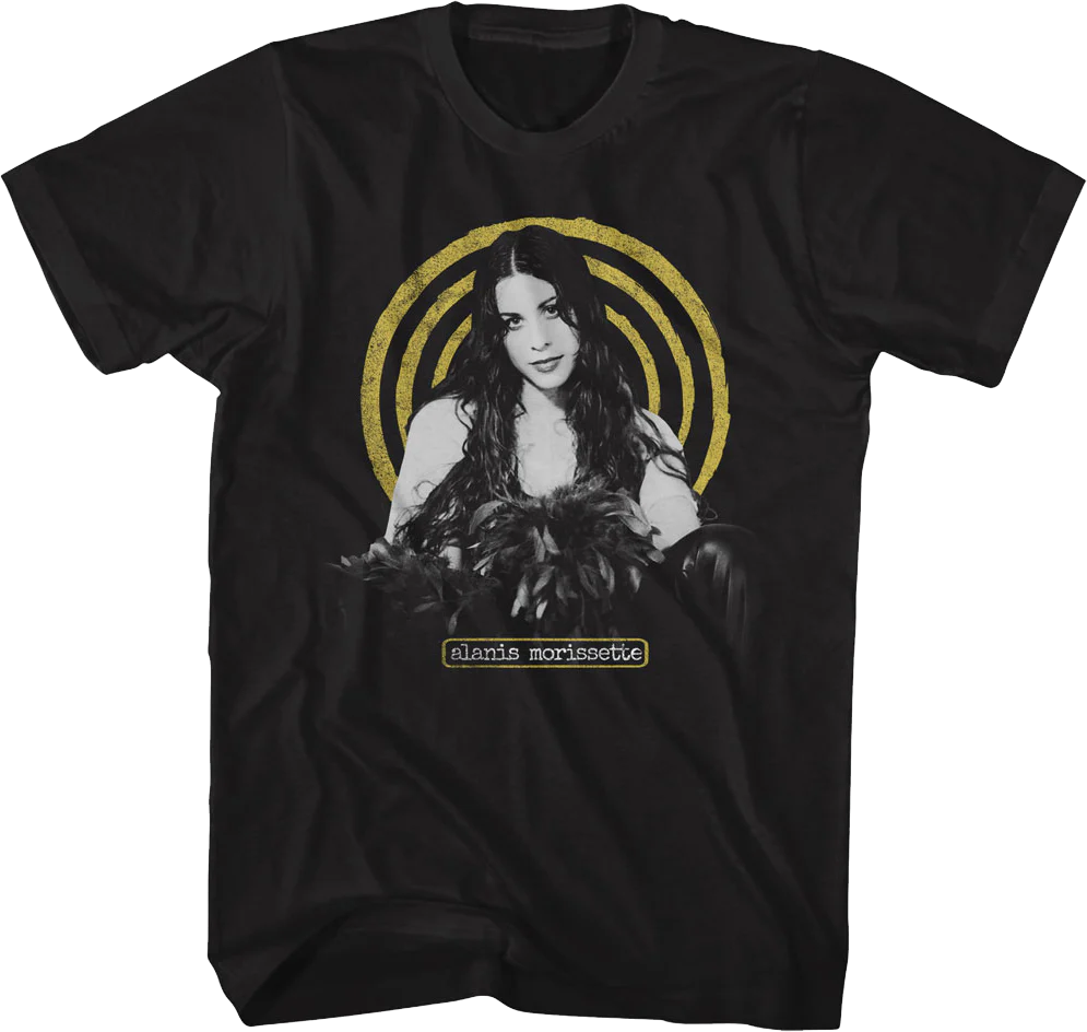 Yellow Spiral Alanis Morissette T-Shirt
