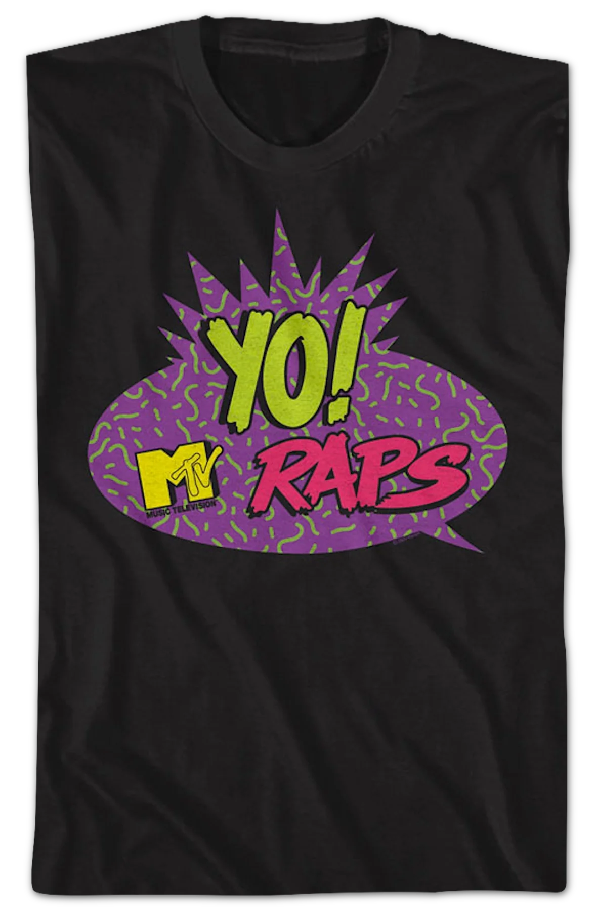 Yo MTV Raps Classic Logo MTV Shirt - Image 2