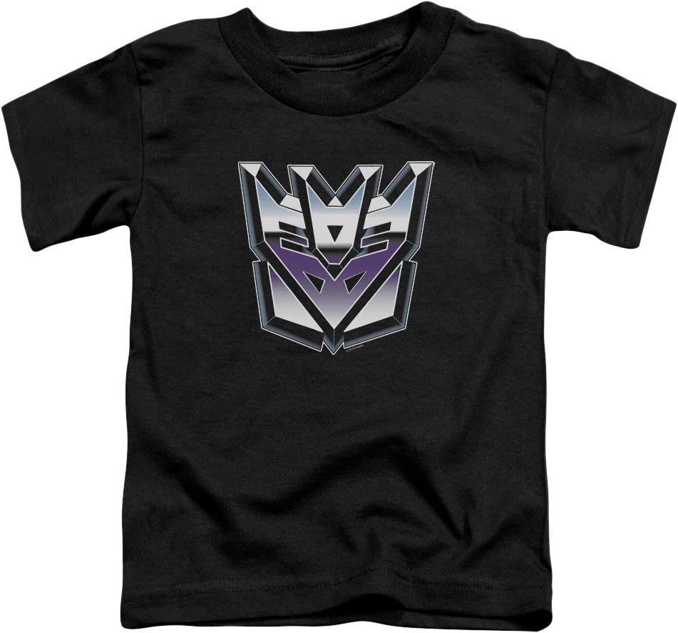 Youth Airbrush Decepticon Logo Transformers Shirt