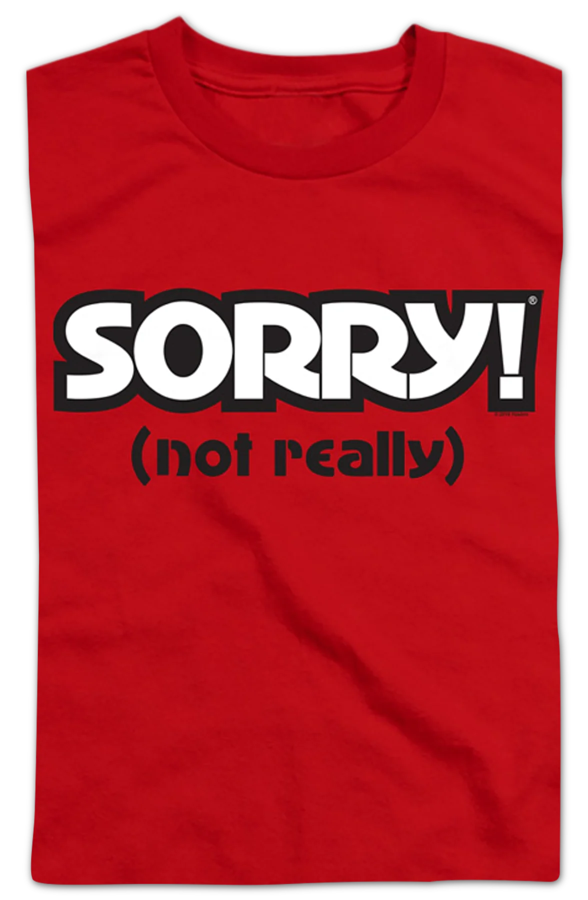 Youth Red Sorry Shirt - Image 2