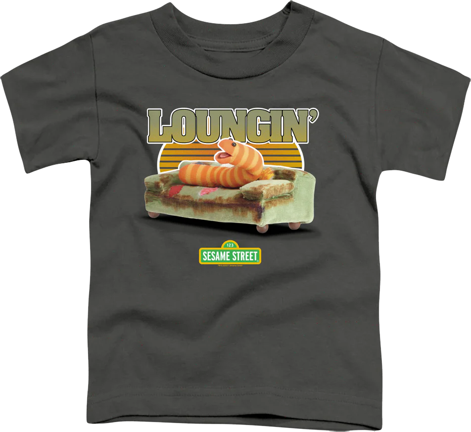 Youth Slimey Worm Sesame Street Shirt
