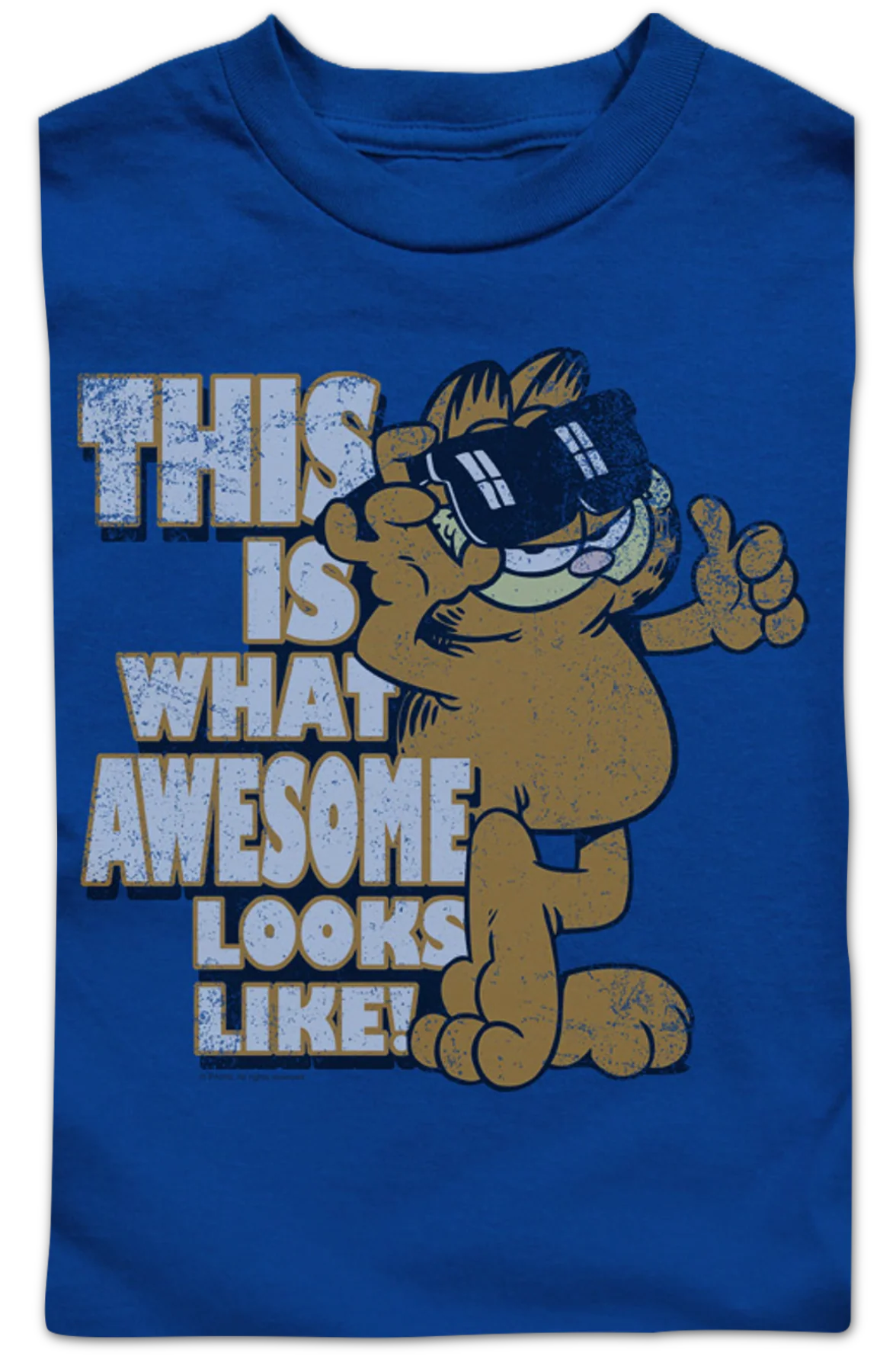 Youth This Is What Awesome Looks Like Garfield Shirt - Image 2